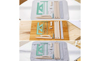 Bookbinding Kit with Waxed Thread Hand-Stitched Bookbinding Tool Kit Notebook Cover Maker Perforated Accurate for Crafters