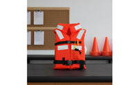 CCS Certified Work Life Jacket Waterproof Oxford Material Marine Life Jacket With Survival Whistle High Buoyancy Flotation Vest Adjustable Buckle Straps for Adults, Children, Boating, Fishing, Rafting, Swimming