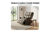 Adjustable Recline Electric Rocking Recliner Full Body Support Single Sofa 360-Degree Swivel Lounge Chair Ergonomic Design for Adults, Home Theater Enthusiasts, Seniors, Living Room, Bedroom