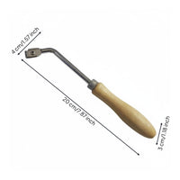 PVC Flooring Grooving Tool Wooden Handle Floor Seam Angled Head