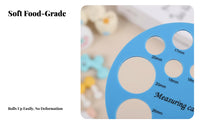 Breast Pump Flange Sizer Easy to Clean Areola Measuring Ruler Silic Single Areola Sizer Soft & Flexible Nursing Accessory