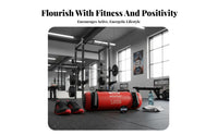 Leak-Proof Design Water Filled Fitness Bag Leakproof Water Filled Weight Bag Easy to Set up Portable Fitness Sandbag Dynamic Resistance for Home Gym Users, Athletes, Beginners, Travel, Outdoor