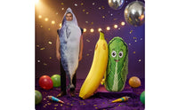 Sleeveless Shark Costume Pointed Tail Dressing up Outfit Lightweight