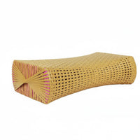 Breathable PE Rattan Summer Pillow Cooling Hard Headrest Waterproof Bedding Accessory Easy to Clean for Steam Room