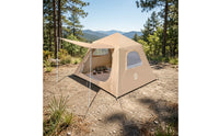 Quick Setup Inflatable Tent with Awning Long-Lasting Inflatable Cabin Tent Windproof Spacious for Families, Camping