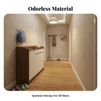 Narrow Shoe Storage Cabinet Space Saving Shoe Storage Cabinet Large Capacity Household Furniture for Families, Homeowners, Entryway, Corridor, Mudroom