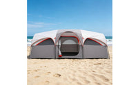 Outdoor Camping Two-Room Tent Big Tent with Storage Bag Spacious for Family