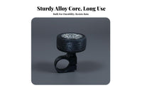 Tire Shaped Bike Bell Waterproof Mini Tire Cycle Alarm Water Resistant Mini Cycle Bell for Mountain Bikers, Commuters, City Riding, Daily Commute