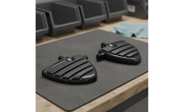 2 Pieces Wear-Resistant Custom Motorcycle Foot Pedal Aluminum Alloy Anti-Slip Foot Pedal CNC Cut Footrest Easy Installation