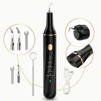 Vibrational Pet Vibrational Tooth Cleaner USB Rechargeable Pet Vibrational Oral Cleaner Cordless Tartar Remover Gum-Friendly for Cats, Home Grooming, Travel