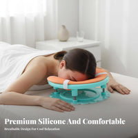 Eye Surgery Recovery Pillow Pressure Relieving Retinal Detachment Support Pillow Ergonomic Design Vitrectomy Recovery Headrest for Bedrooming