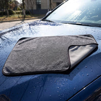 Microfibre Cloths Small Braid Weave Car Drying Towel, Super-Absorbent Microfiber Cloths for Detailing, No-Shed Bound Border Cleaning