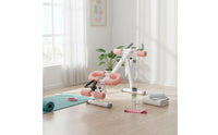 Multi-Function Waist Shaping Machine Hip Lifting Foldable Ab Machine Non-Slip Handles Foldable Ab Instructor Knee Protection for Home, Indoor
