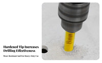 12 Pieces Wear-Resistant Ceramic Tile Drill Bit Set High-Precision Drilling Tile Drill Bit Kit Efficient Chip Removal for Tiling, Workshop