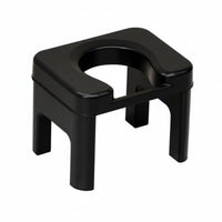 Easy to Clean Bedside Commode Chair with Removable container Adjustable Bedside Commode Non-Slip Feet Portable Toilet two-way Use for Pregnant Women, Patients, Caregivers, Nursing Home, Bedroom