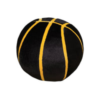 Cute Cartoon Stuffed Ball Fuzzy Basketball-Shaped Stuffed Toy Collectible for Decoration