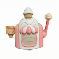 Side Lever Ice Cream Bath Toy Pretend Play Plastic Ice Cream Machine Toy Long-Lasting Educational