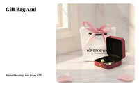 High-End Jewelry Gift Box Elegant Design Band Presentation Box Soft Interior Lining for Women, Couples, Gifting, Special Occasions, Weddings