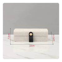 Jewelry Box with Clasp Textured Jewelry Box Compact for Dressing Table