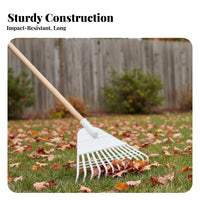 Heavy Duty Rake Versatile Heavy Duty Yard Rake Reinforced Tines Gardening Tool for Gardeners, Farmers, Farm