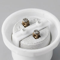 Ceiling Light Fitting for Reliable Garage Lighting, Ceramic Porcelain E27 Lamp Holder with Screw Base, Heat Resistant Bulb Holder, E27 Lamp DIY