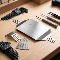 RC Chassis Guard Plate Rust Resistant Chassis Guard Plate with Brackets for Custom Setups