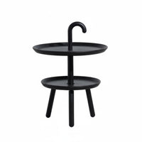 Portable Design Handle-Top Accent Table Space-Saving Accent Table with Storage adaptable Use Nightstand Multi-Functional for Apartment Dwellers, Homeowners, Students, Bedroom, Small Spaces, Living Room, study corner