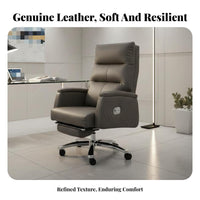 Reclining premium Chair with Footrest Ergonomic Design Highspine-supporting Recliner with Footrest Luxurious design Office Furniture for players, resting, Gaming
