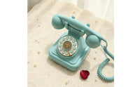 USB Data Transfer Rotary Design Voice Guestbook Easy To Use Retro Wedding Message Phone Audio Guest Book for Party