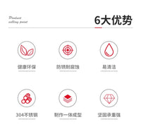 不锈钢燃气煤气灶盖板电磁炉架子灶台罩台灶底座厨房收纳 双盖长80x深50x高9（厚度2.0mm四周闭承重100kg