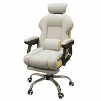 Padded Sofa Design Gaming Chair 360° Swivel Reclining Office Chair with Footrest