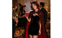 Stand-up Collar Winged Cape Draping Costume Cape Gothic Cloak Cosplay for Cosplayers, Theater Performances
