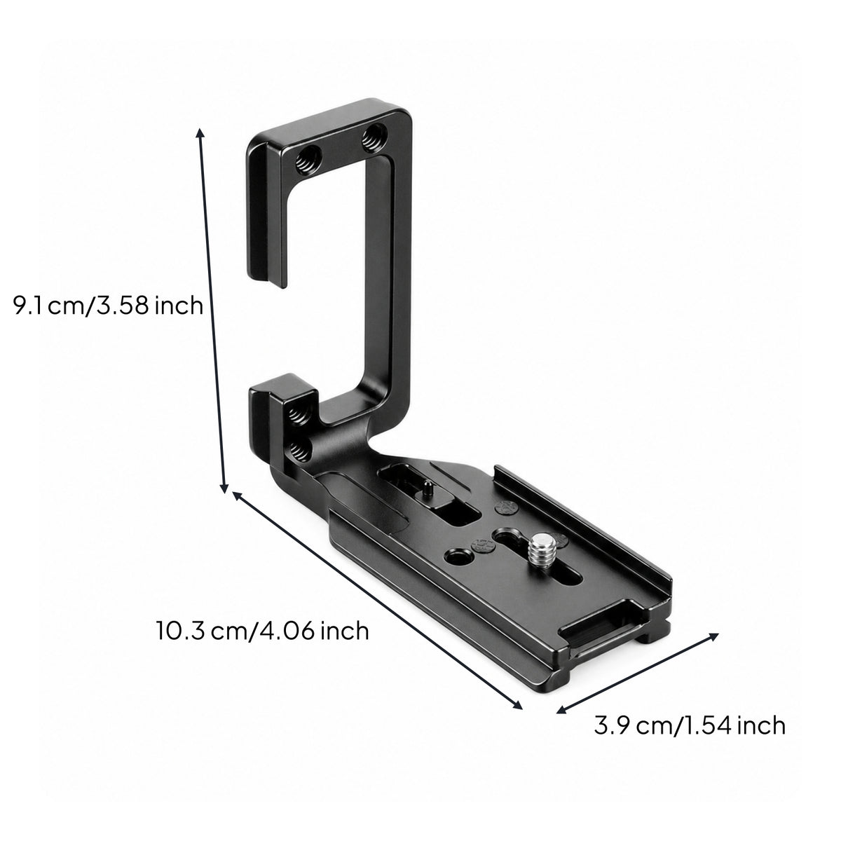 Camera L Bracket Low-Profile L Bracket Quick Release Plate Lightweight Quick Release Plate for Tripod Setup