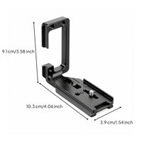 Camera L Bracket Low-Profile L Bracket Quick Release Plate Lightweight Quick Release Plate for Tripod Setup