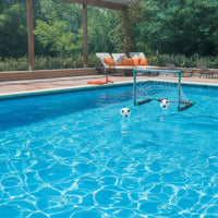 Freestanding Floating Soccer Goal Compact Pool Soccer Goal Heavy Duty Sports Equipment Soft for Family