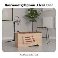 Acoustic Xylophone Removable Keys Acoustic Metallophone Includes Mallets 13-Note Glockenspiel for Students, Beginners, Music Classroom, Home School