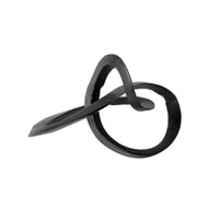 Abstract Sculpture with Base Minimalist Geometric Sculpture Contemporary Tabletop Ornament for Art Lovers, Homeowners, Bookshelf