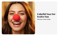 timeless Clown Design Red Foam Nose Funny spherical red Nose Easy to Wear Costume Accessory Lightweight for entertainers, jokesters, Adults, Halloween, April Fool's Day, Stage Performances, Photo Shoots