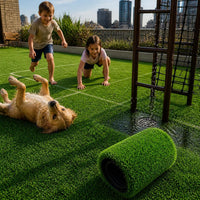 Artificial Grass Turf for Outdoor Landscaping and Decoration, Realistic Synthetic Lawn Carpet