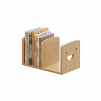 upright Book Rack Space-Saving Desktop Organizer Minimalist aesthetic for Book Holder