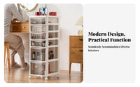 Rolling Makeup Trolley particle-proofresistant Top Multi-Drawer cosmetic Trolley Space-Saving