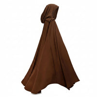 Medieval Hooded Cloak Long Pointed Hood Cape Elegant Medieval Robe for Halloween