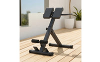 Roman Chair Compact Hyperextension Bench Multi-Functional Hyperextension Bench with Foldable Design for Adults, Home Gym, Apartment