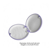 Textured Tray Clamshell Retainer Case Wavy Surface Aligner Case Hard Shell Orthodontic Storage Box Compact