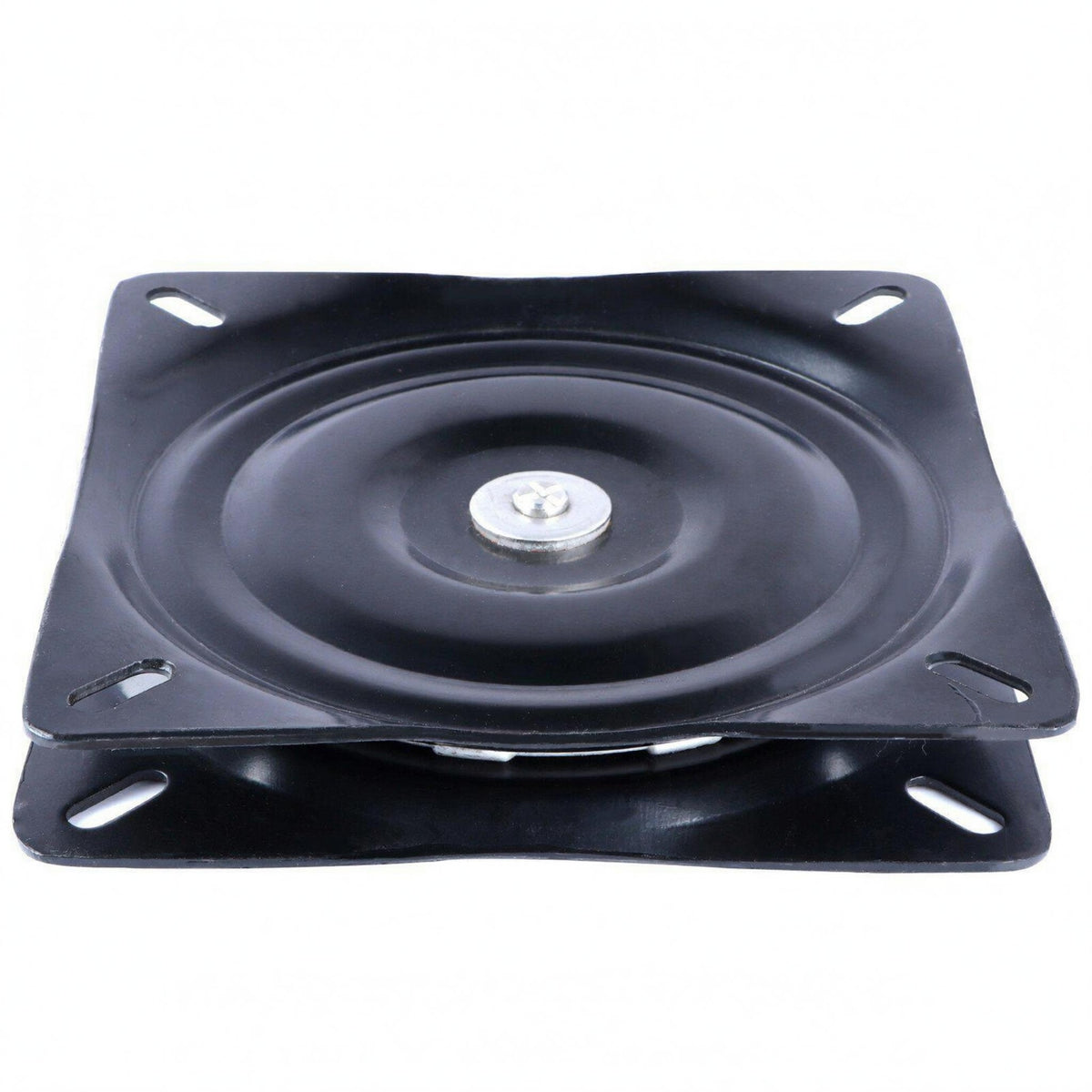 Boat Seat Swivel Plate 360-Degree Rotation Swivel Seat Base Marine Hardware Aluminum Alloy Slotted Mounting Holes
