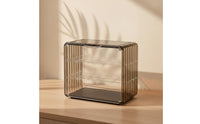 Figure Display Case Dustproof Acrylic Display Case Acrylic Storage Box Clear Showcase Layered for Collectors, Desk, Shelf