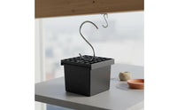 Multi-Purpose Vine Planter Bracket Easy to Install Wall Mounted Flower Pot Holder Space Saving Ceiling Hanging Planter Holder Black Finish for Balcony, Garden