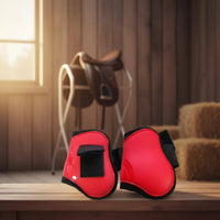 4 Pieces Anti-Collision Horse Leg Protector Easy to Clean Horse Protection Boot Lightweight for Riders, Riding