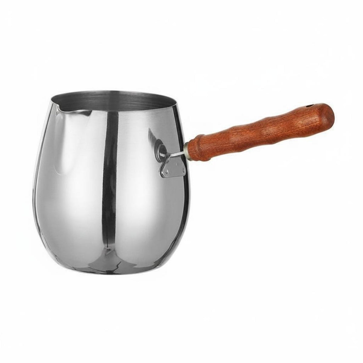 Milk Pot with Pour Spouts Stainless Steel Milk Pot Compact Mini Saucepan for Stovetop