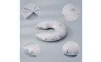 Foldable Patio Umbrella Water Bladder Soft Umbrella Water Bag Gray U-Shaped Pole Weight